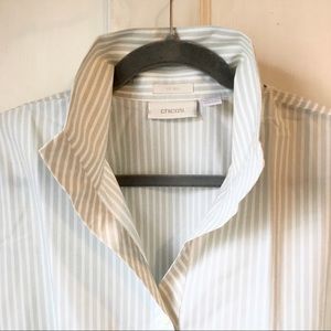 CHICO'S No-Iron Button Down